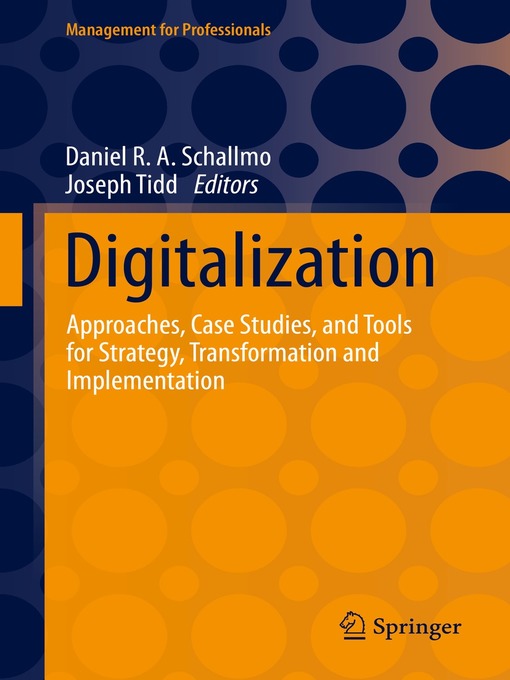 Title details for Digitalization by Daniel R. A. Schallmo - Wait list